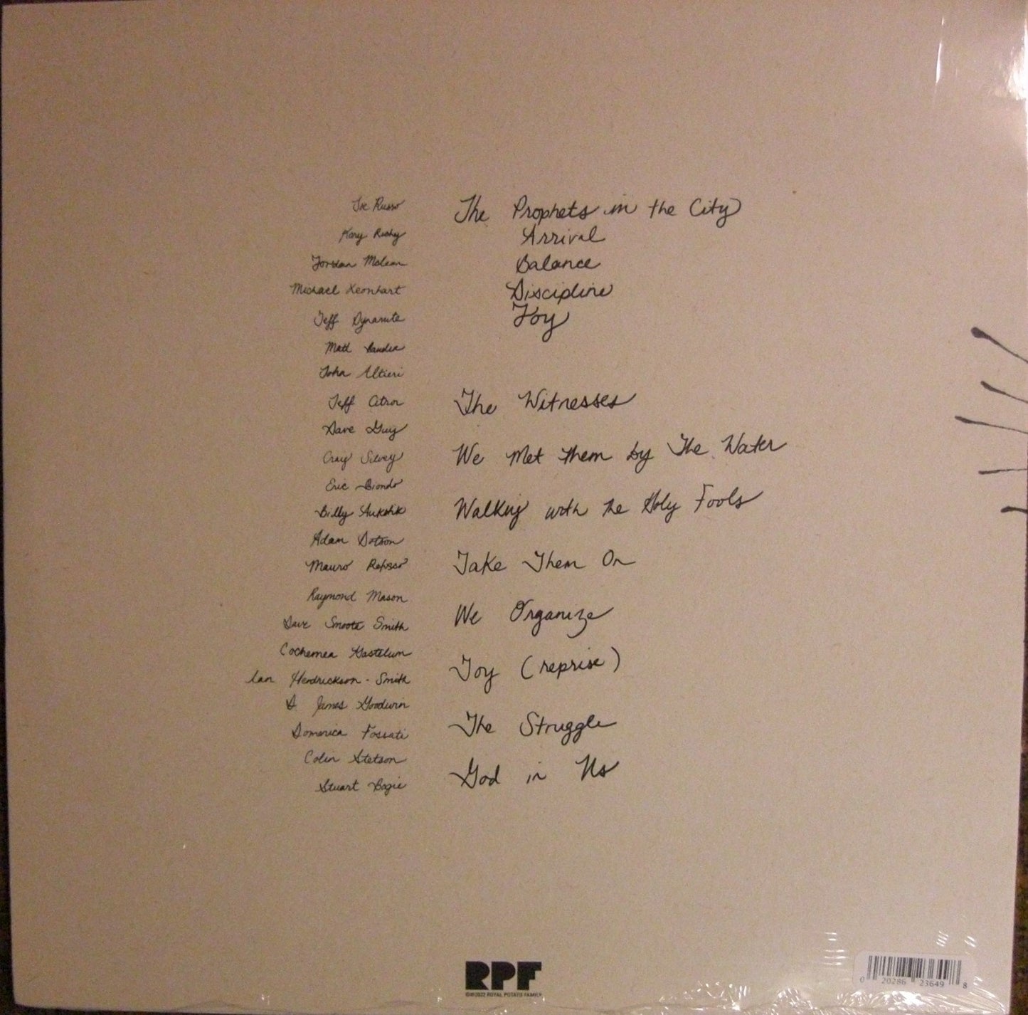 The Bogie Band Feat Joe Russo – The Prophets In The City Vinyl, LP, Album