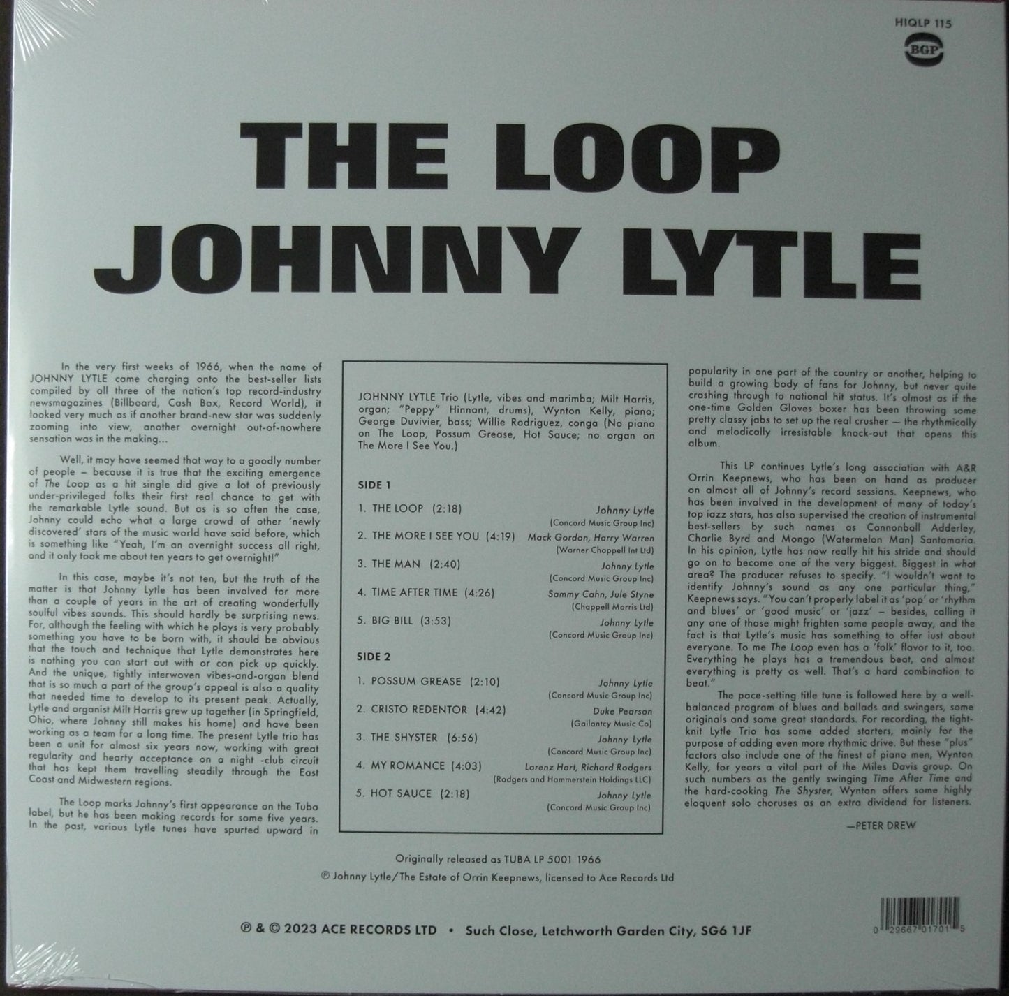 Johnny Lytle – The Loop Vinyl, LP, Album