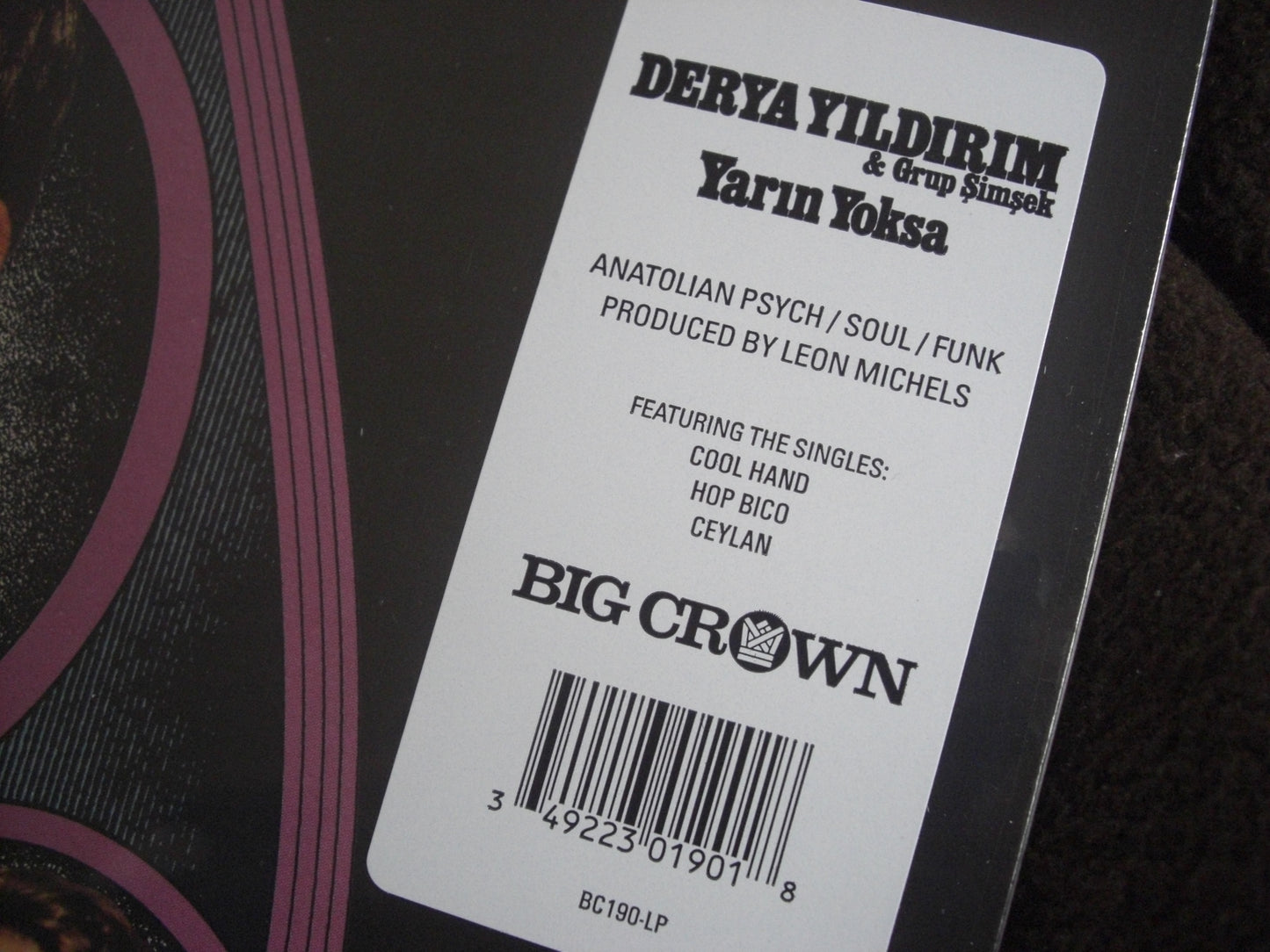 Derya Yildirim & Grup Simsek - Yarin Yoksa Vinyl, LP, Album black