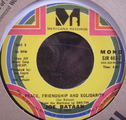 Joe Bataan – Latin Strut / Peace, Friendship And Solidarity Vinyl, 7"