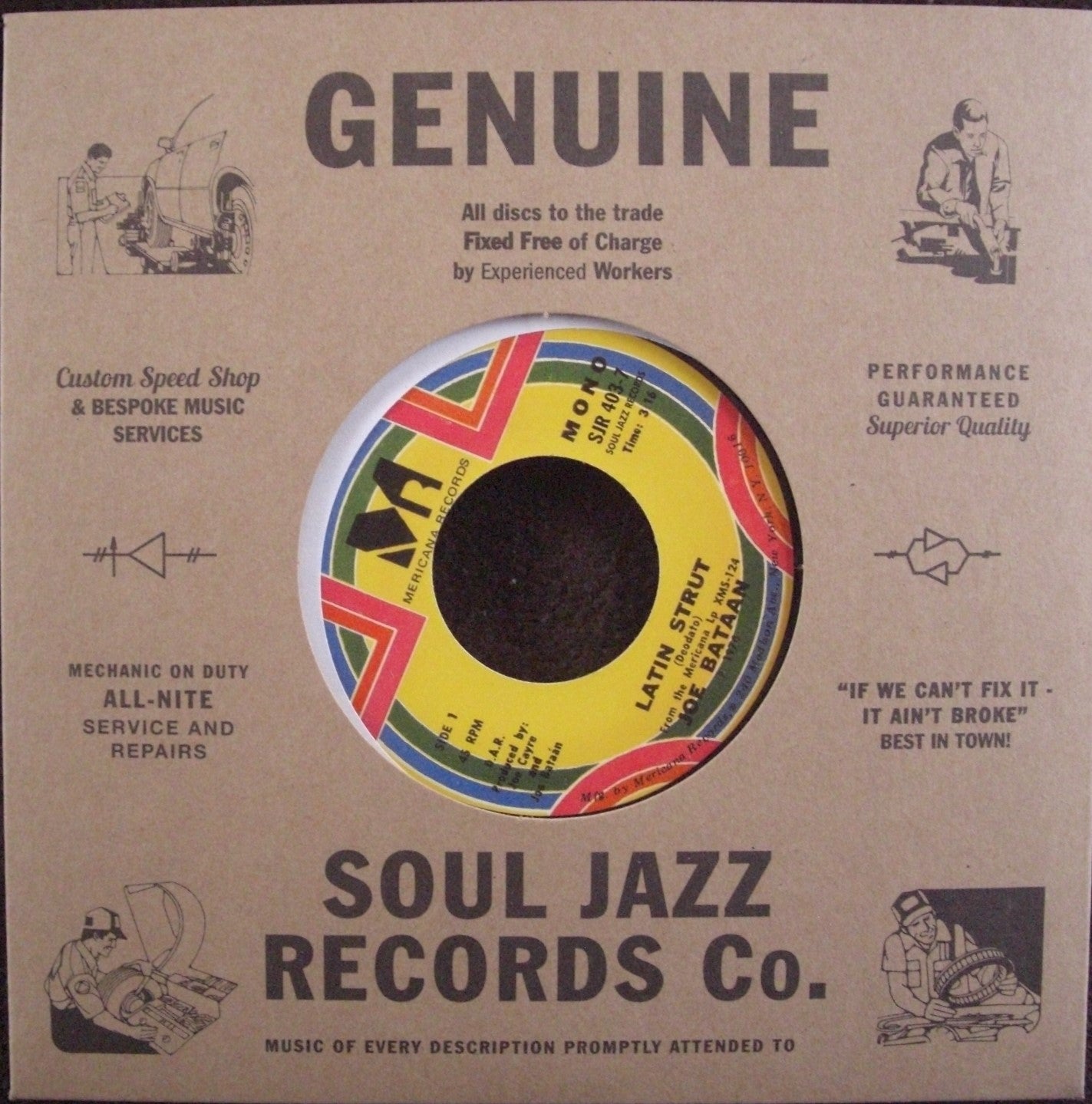 Joe Bataan – Latin Strut / Peace, Friendship And Solidarity Vinyl, 7"