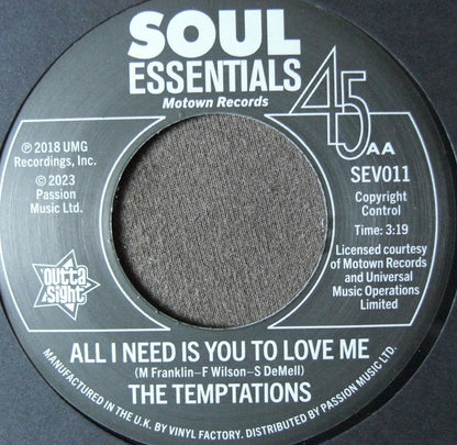 Chris Clark / The Temptations – Whenever I'm Without You 7"