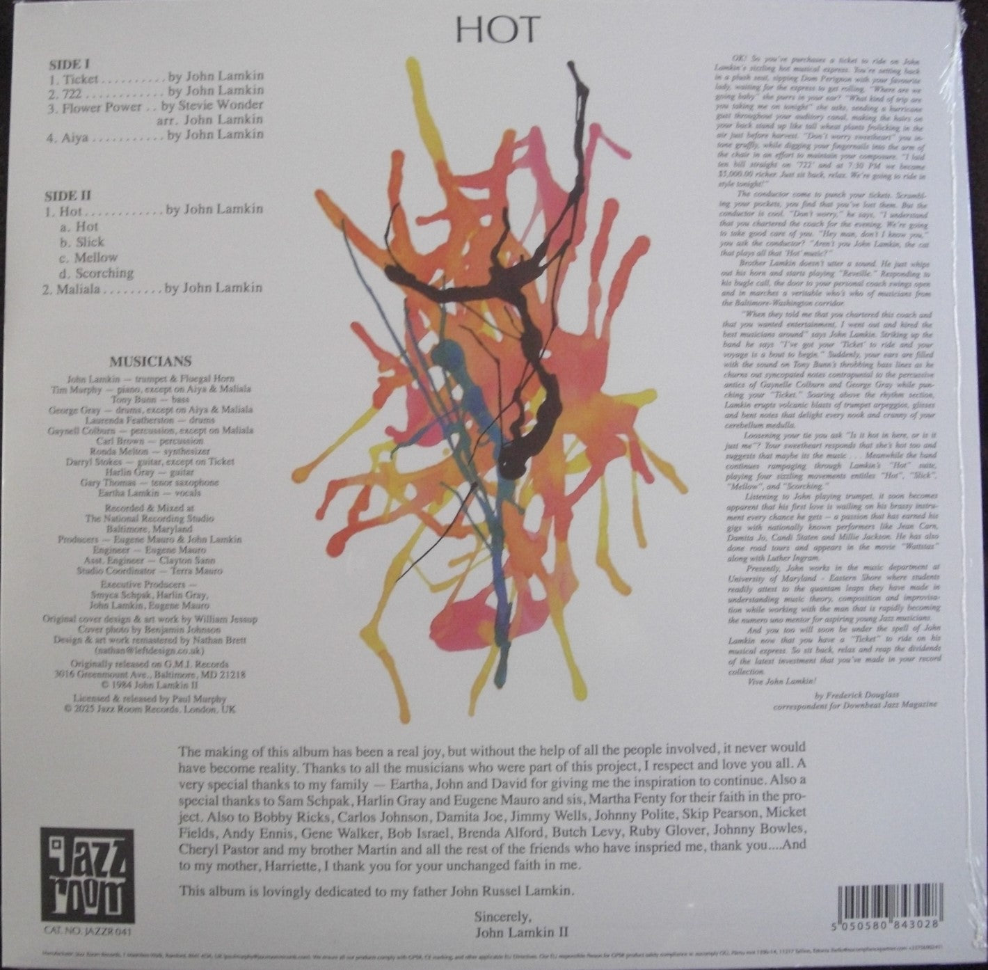 John Lamkin - Hot Vinyl, LP, Album, Reissue