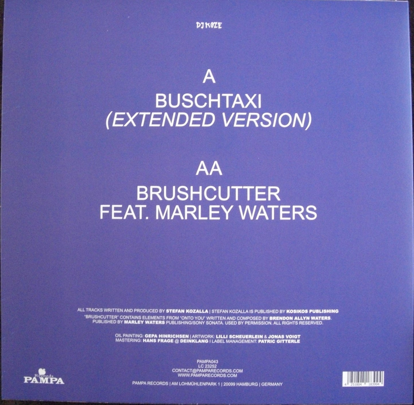 DJ Koze – Buschtaxi / Brushcutter Vinyl, 12"