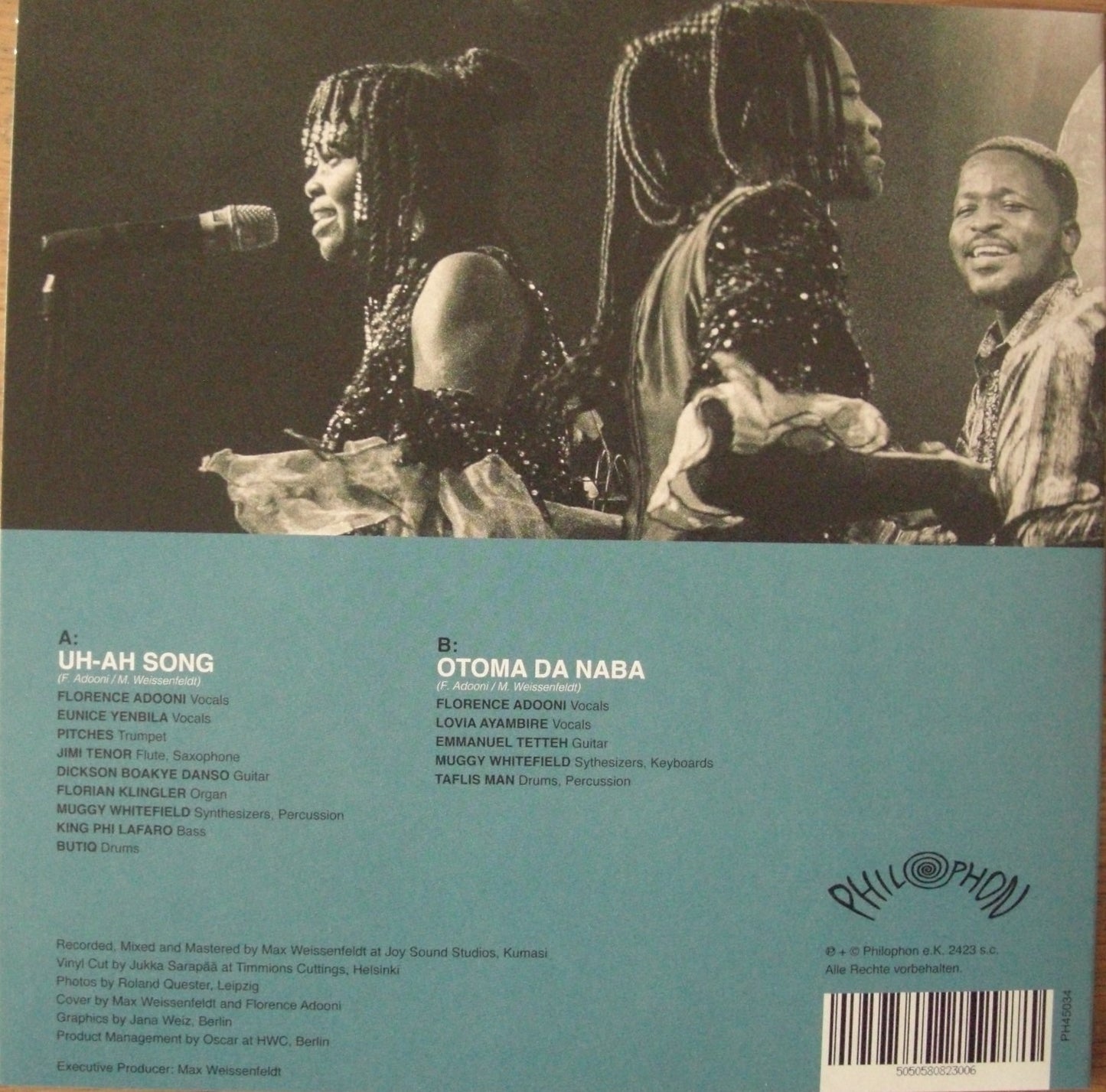 Florence Adooni – Uh-Ah Song / Otoma Da Naba Vinyl, 7"