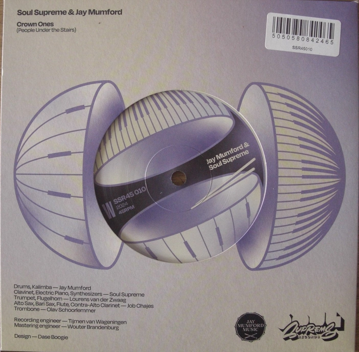 Soul Supreme & Jay Mumford - 9th Wonder / Crown Ones Vinyl, 7"