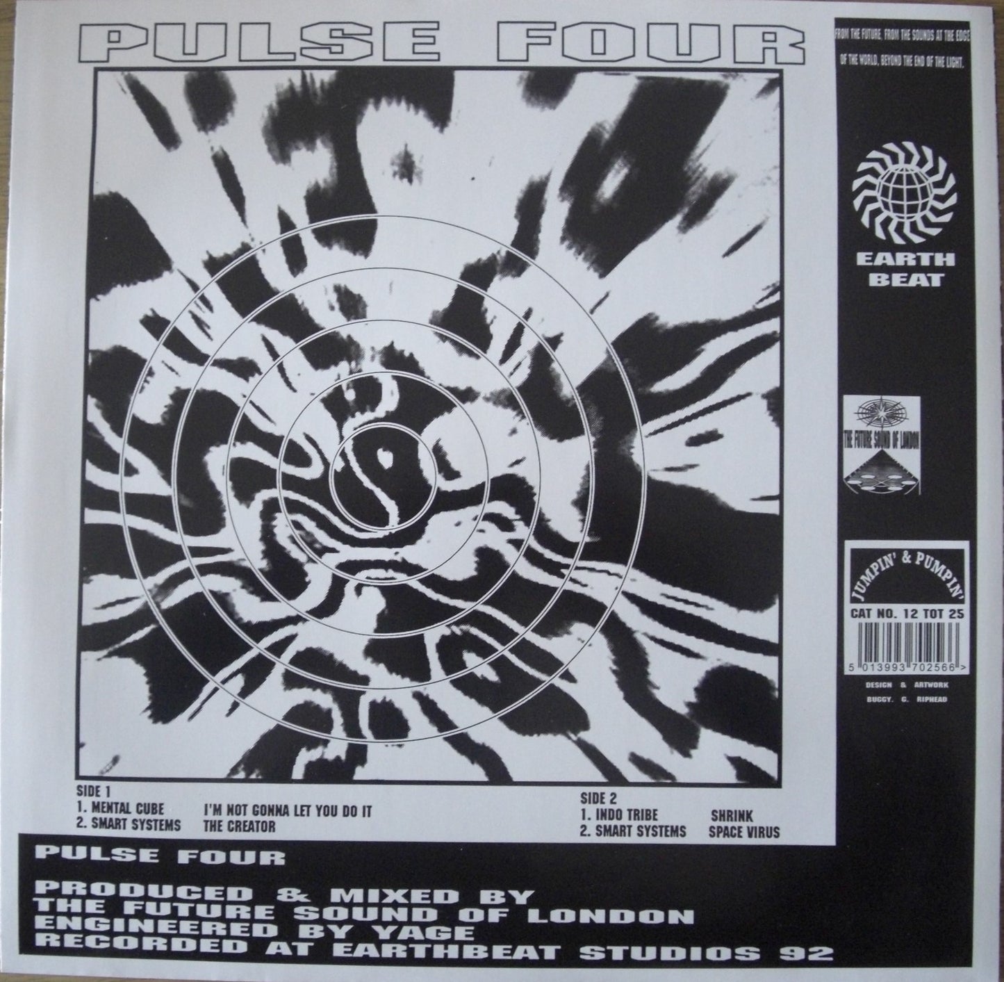 Indo Tribe, Smart Systems, Mental Cube - The Pulse E.P. Vol. 4 Vinyl, 12", EP