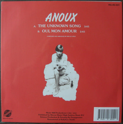 Anoux – The Unknown Song 7 Oui, Mon Amour Vinyl, 7" red