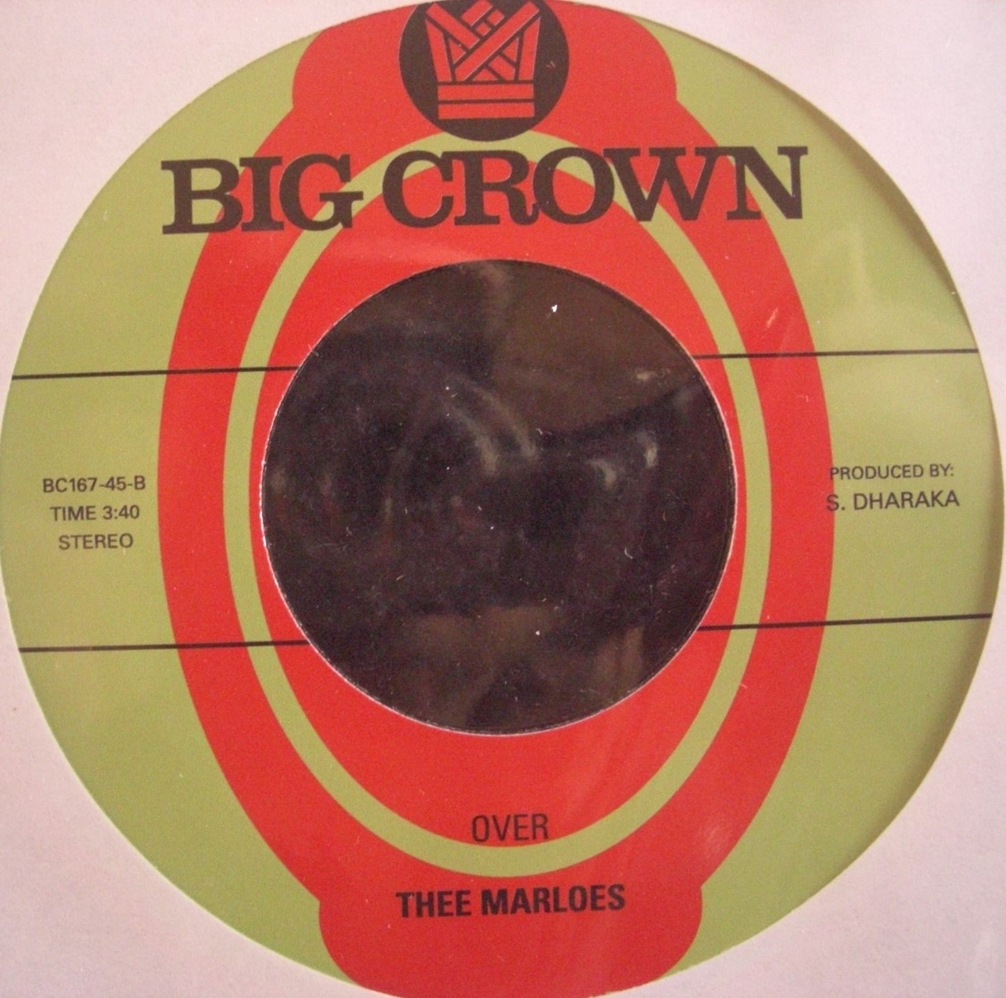 Thee Marloes – Not Today / Over Vinyl, 7"