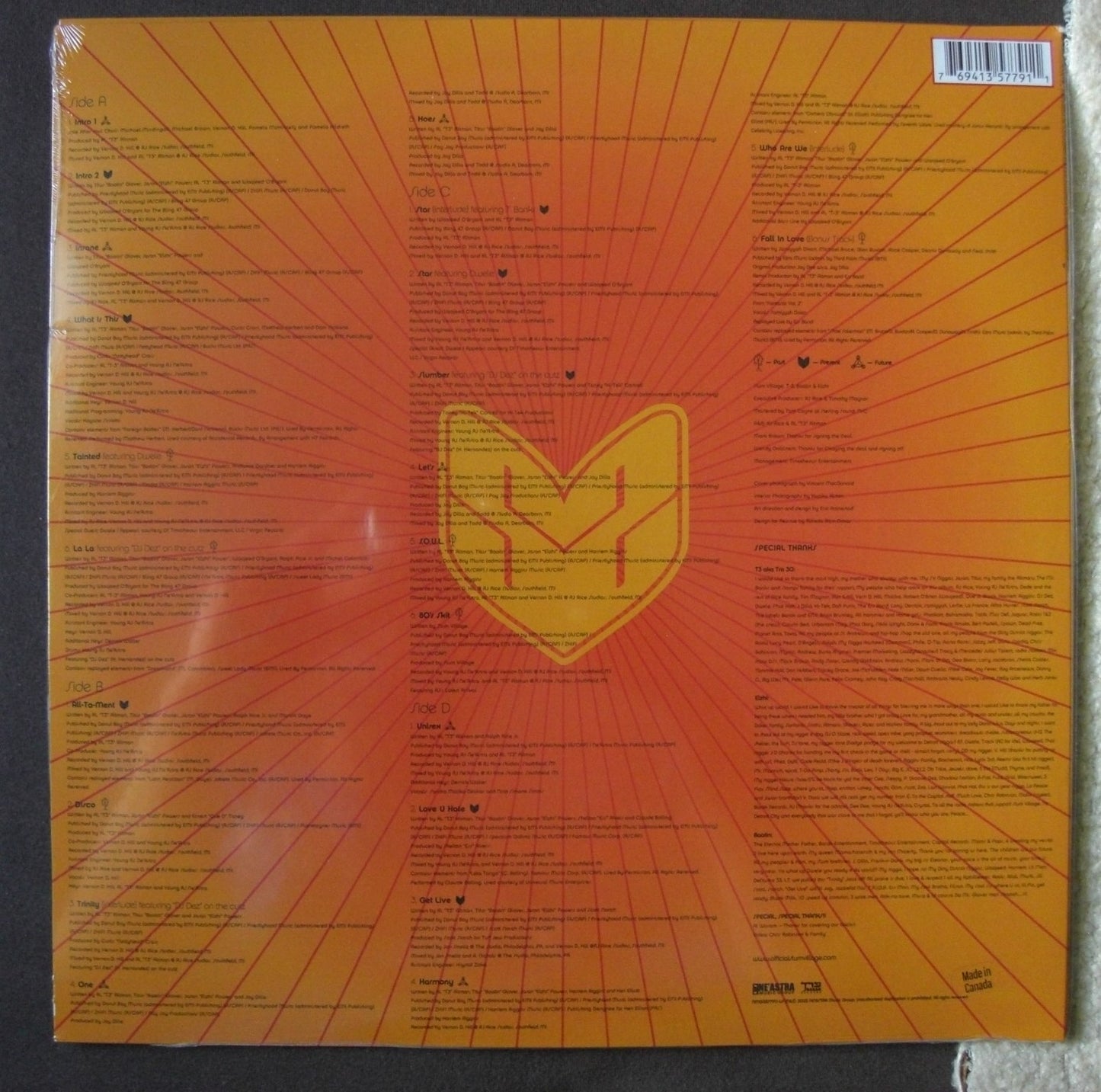 Slum Village – Trinity (Past, Present And Future) 2x Vinyl, LP, Album yellow/ tangerine RSD 2023