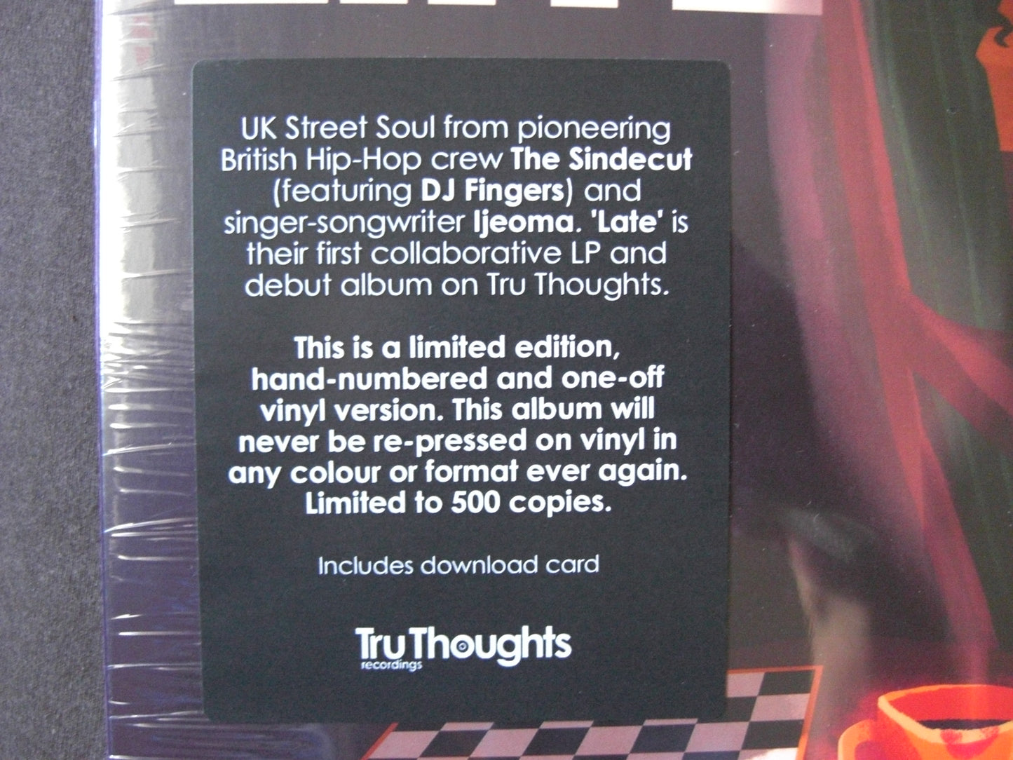 The Sindecut & Ijeoma – Late 2x Vinyl, LP, Album Limited Edt