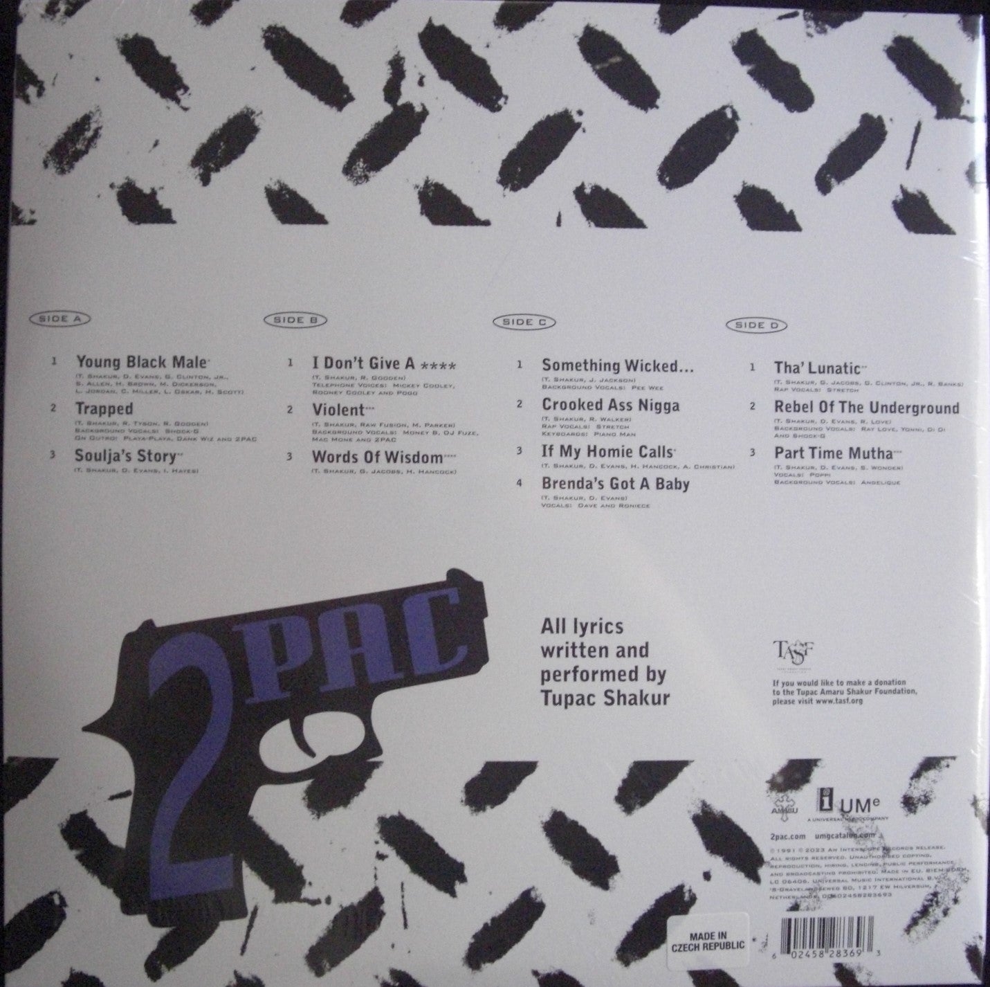 2Pac – 2Pacalypse Now 2 x Vinyl, LP, Album, Limited Edt, Picture Disc