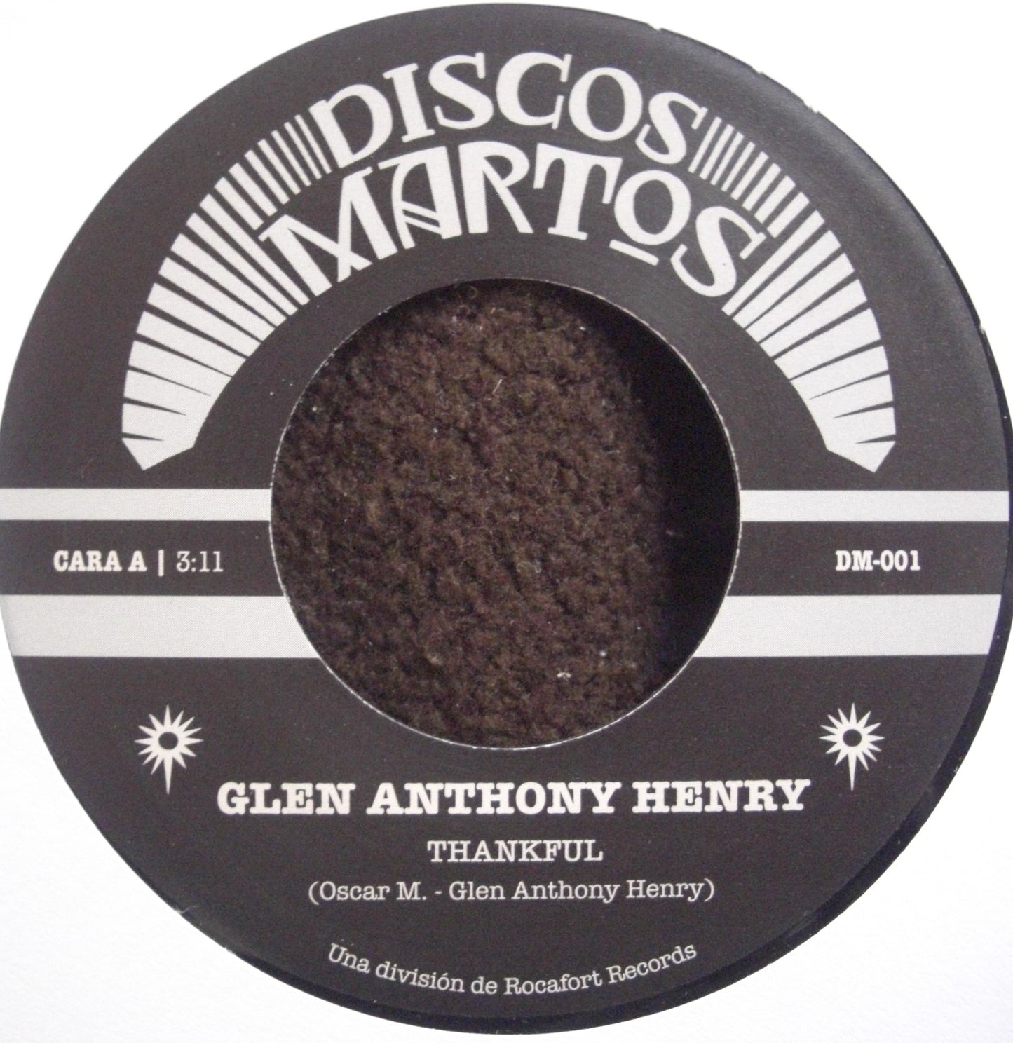 Glen Anthony Henry - Thankful / Fade Away Vinyl, 7"