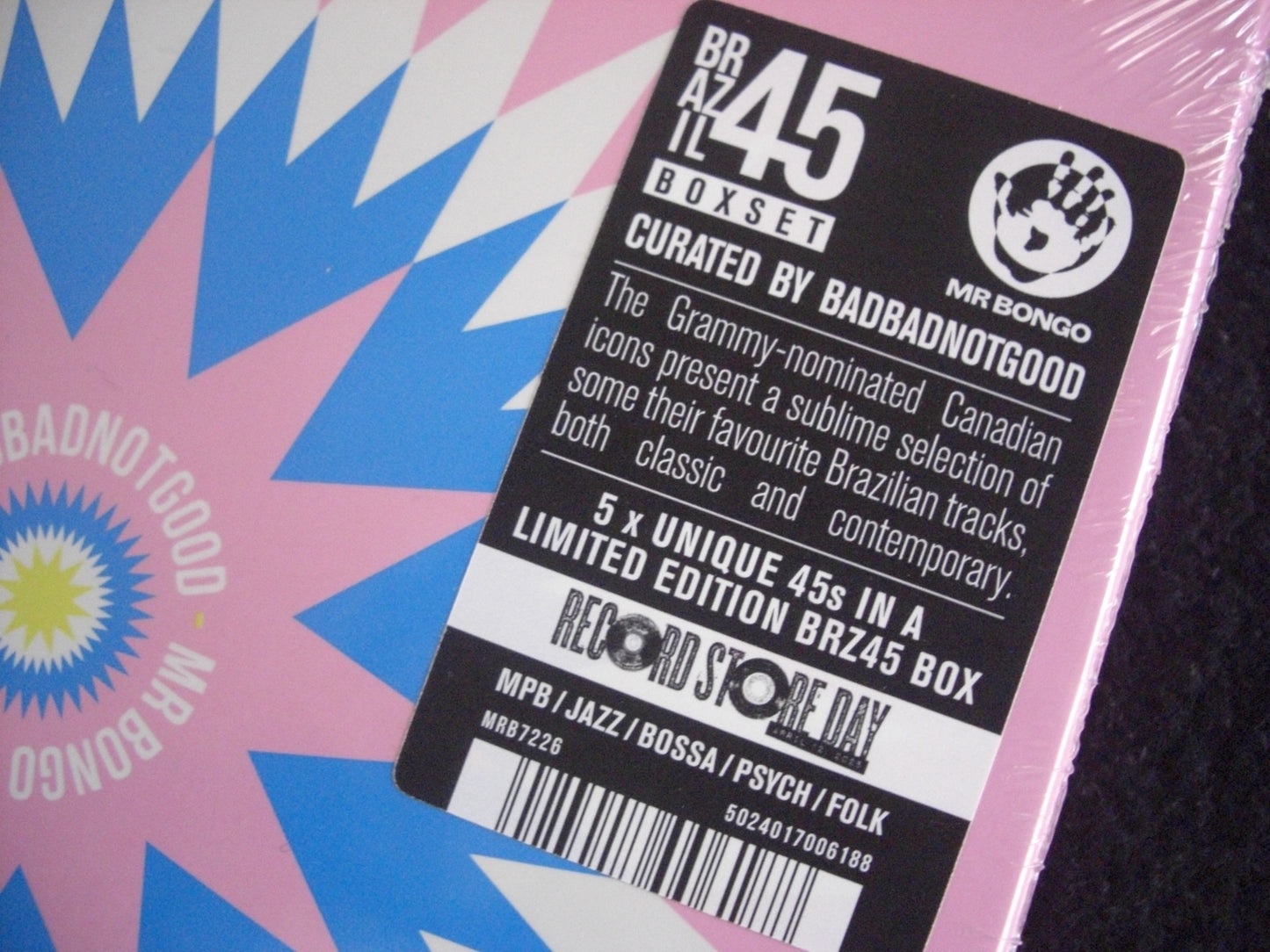 BadBadNotgood - Brazil 45: Mr Bongo x BadBadNotGood Boxset Volume 6 Vinyl, 5x 7", Compilation, RSD 2025