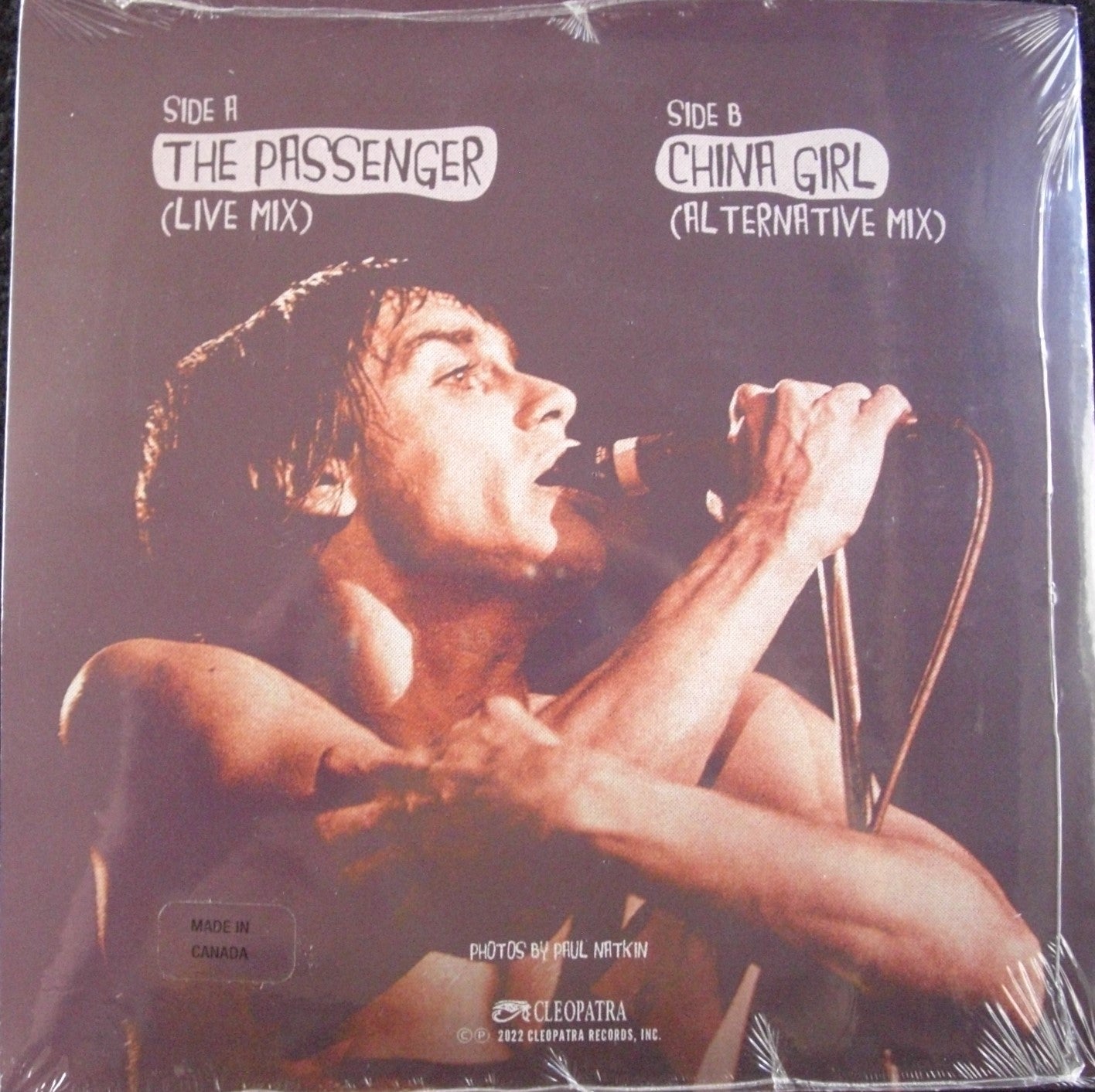 Iggy Pop – The Passenger / China Girl Vinyl, 7" purple