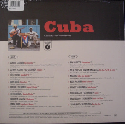 Various – Cuba (Classics By The Cuban Geniuses) Vinyl, LP, Compilation, Remastered
