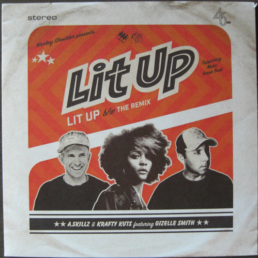 A.Skillz & Krafty Kuts feat. Gizelle Smith – Lit Up 7"