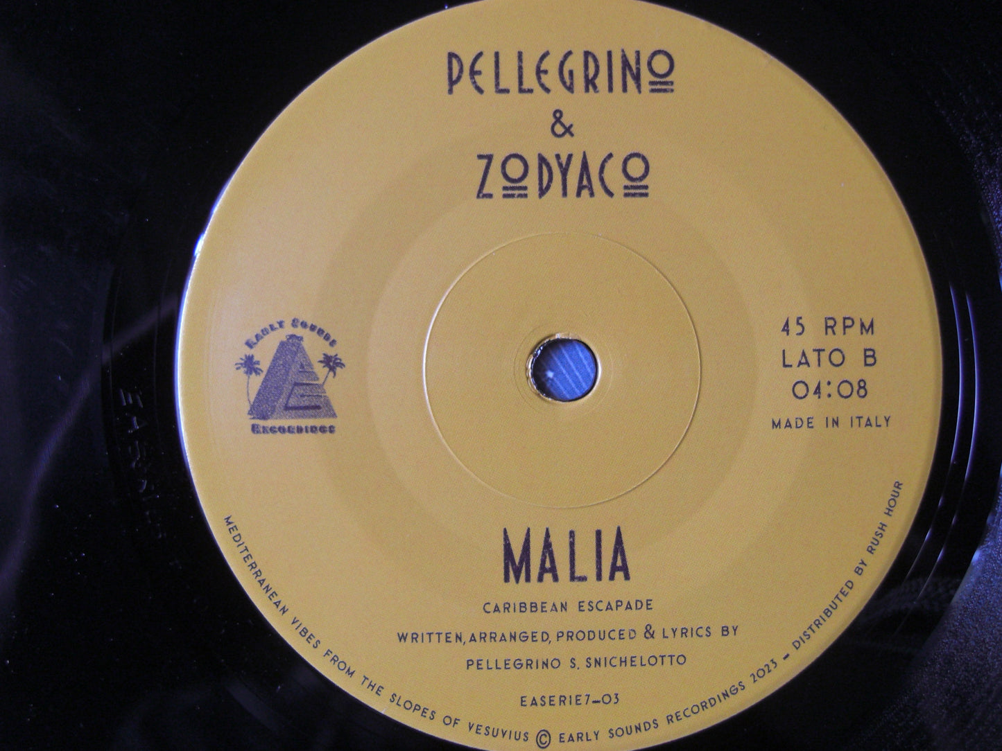 Pellegrino & Zodyaco – Malìa Vinyl, 7"