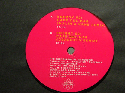 Energy 52 – Café Del Mar Vinyl, 12" Maxi (Nalin & Kane/ Deadmau5)
