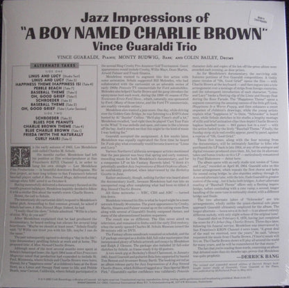 Vince Guaraldi Trio – Jazz Impressions Of "A Boy Named Charlie Brown" (Alternate Takes) Vinyl, LP, Album, Blue RSD 2025