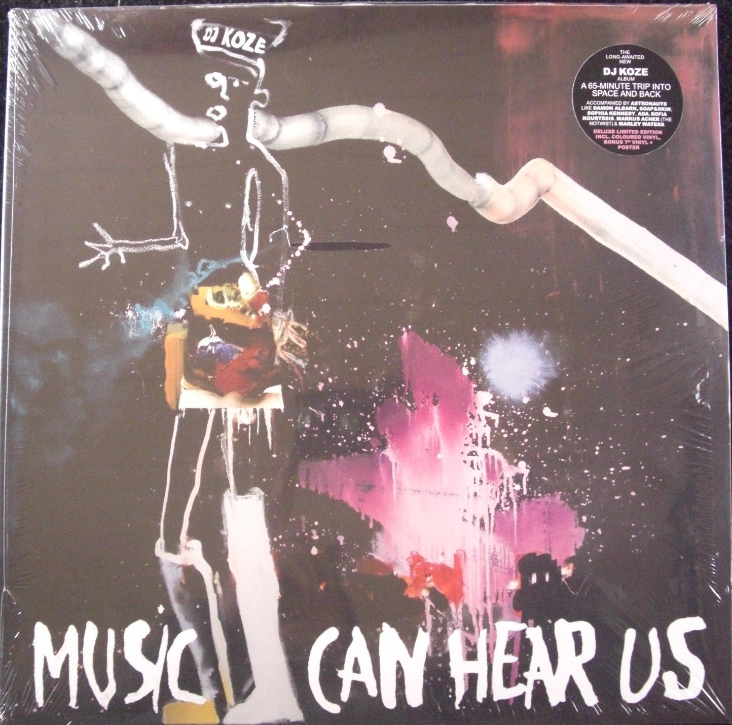 DJ Koze - Music Can Hear Us 2x Vinyl, LP, Album magenta + 7"