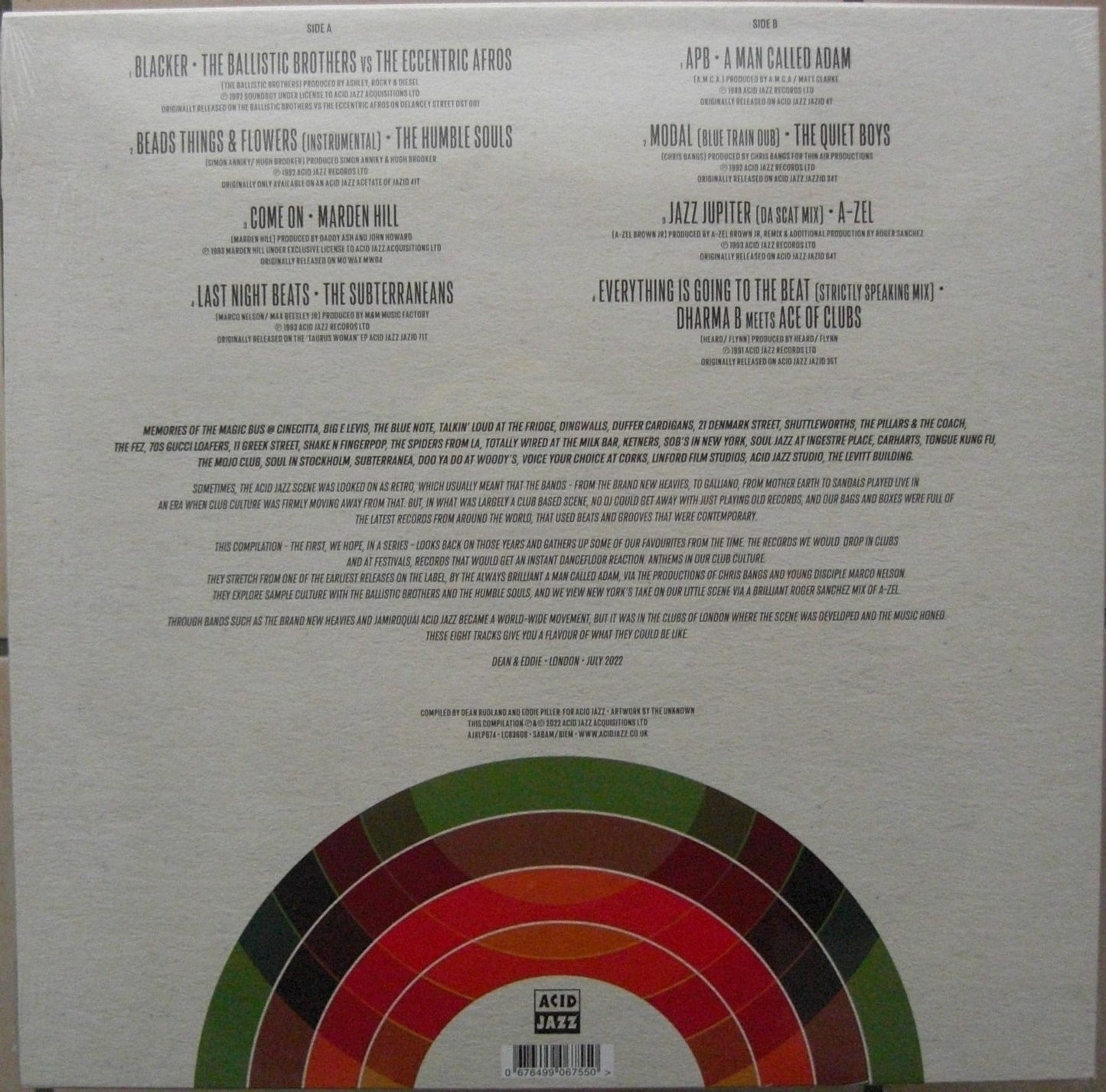 Eddie Piller & Dean Rudland – Acid Jazz (Not Jazz) Vinyl, LP, Compilation