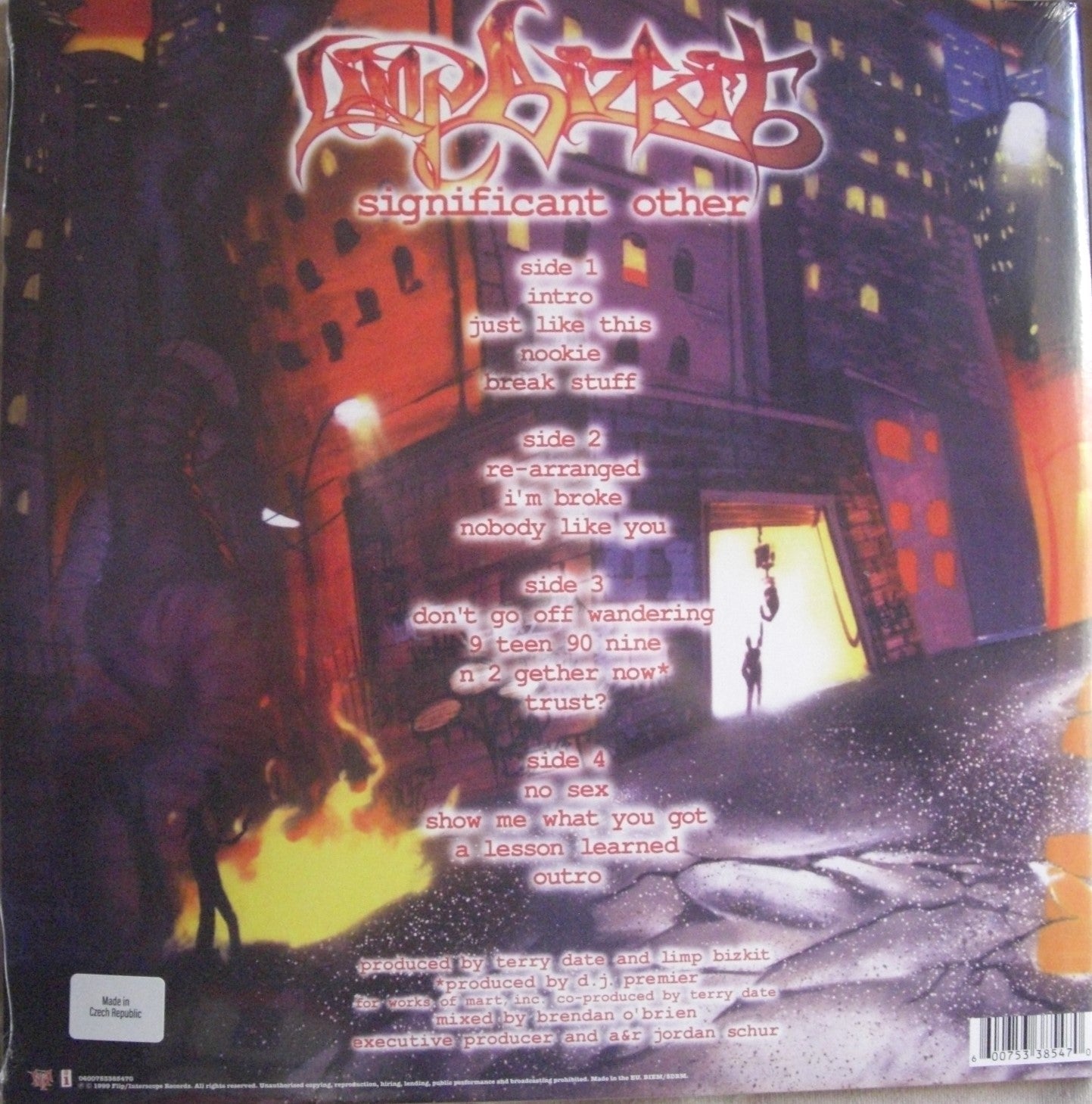Limp Bizkit – Significant Other 2 x Vinyl, LP, Album, Reissue