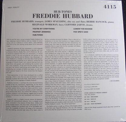 Freddie Hubbard – Hub-Tones Vinyl, LP, Reissue