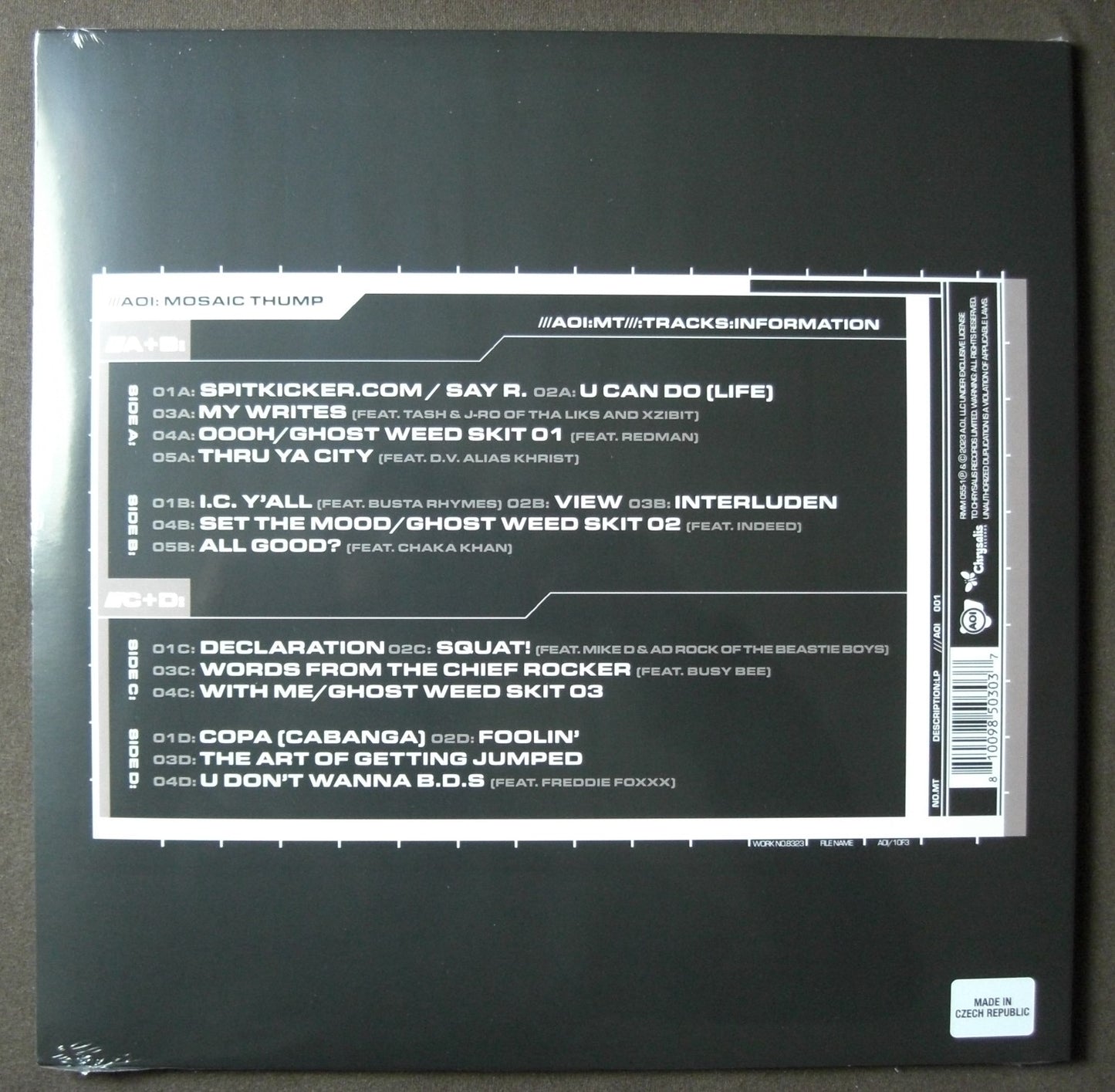 De La Soul – AOI: Mosaic Thump 2 x Vinyl, LP, Album