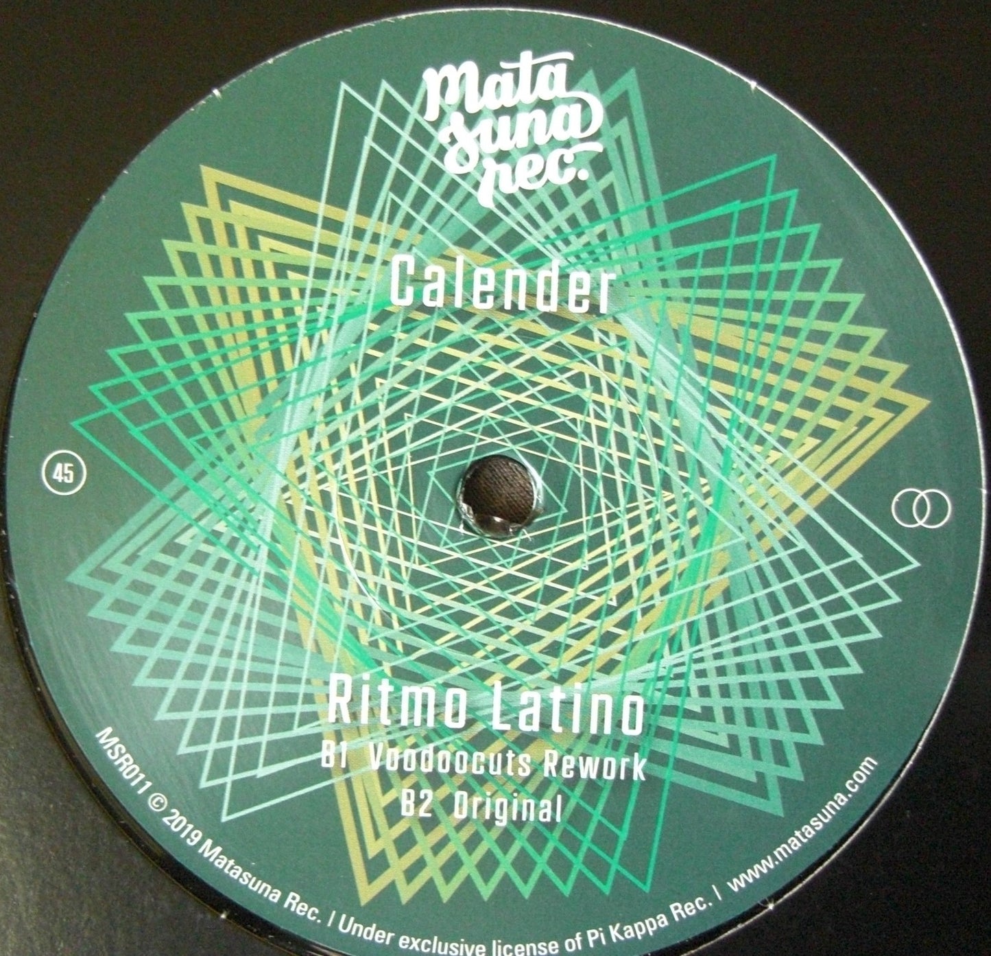 Calender – Hypertension / Ritmo Latino Vinyl, 12", EP, Limited Edt