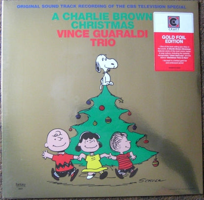 Vince Guaraldi Trio – A Charlie Brown Christmas Vinyl, LP, Album, Reissue, Limited Edt, Gold Foil Jacket