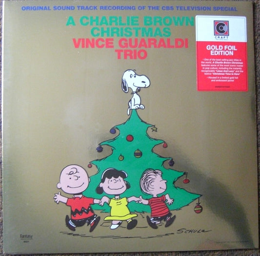 Vince Guaraldi Trio – A Charlie Brown Christmas Vinyl, LP, Album, Reissue, Limited Edt, Gold Foil Jacket