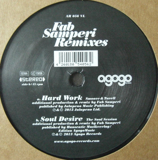 Fab Samperi – The Remixes Vinyl, 7"