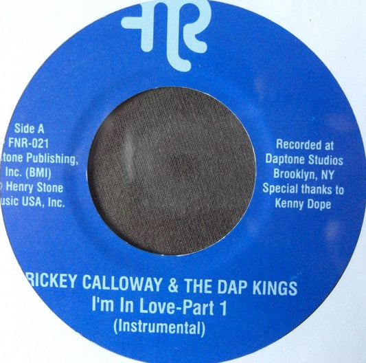 Rickey Calloway & The Dap Kings – I'm In Love Vinyl, 7"