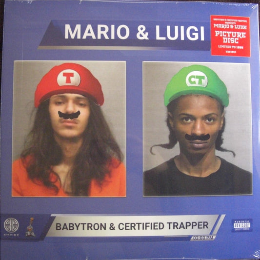 BabyTron & Certified Trapper – Mario & Luigi Vinyl, LP, Album, Limited Edition, Picture Disc