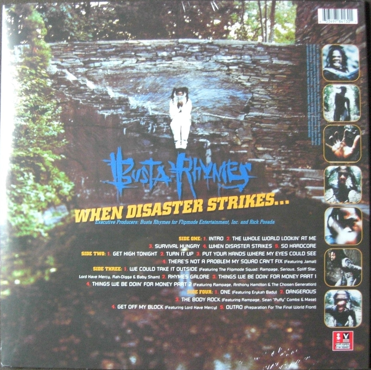 Busta Rhymes – When Disaster Strikes... 2 x Vinilo LP Álbum plateado