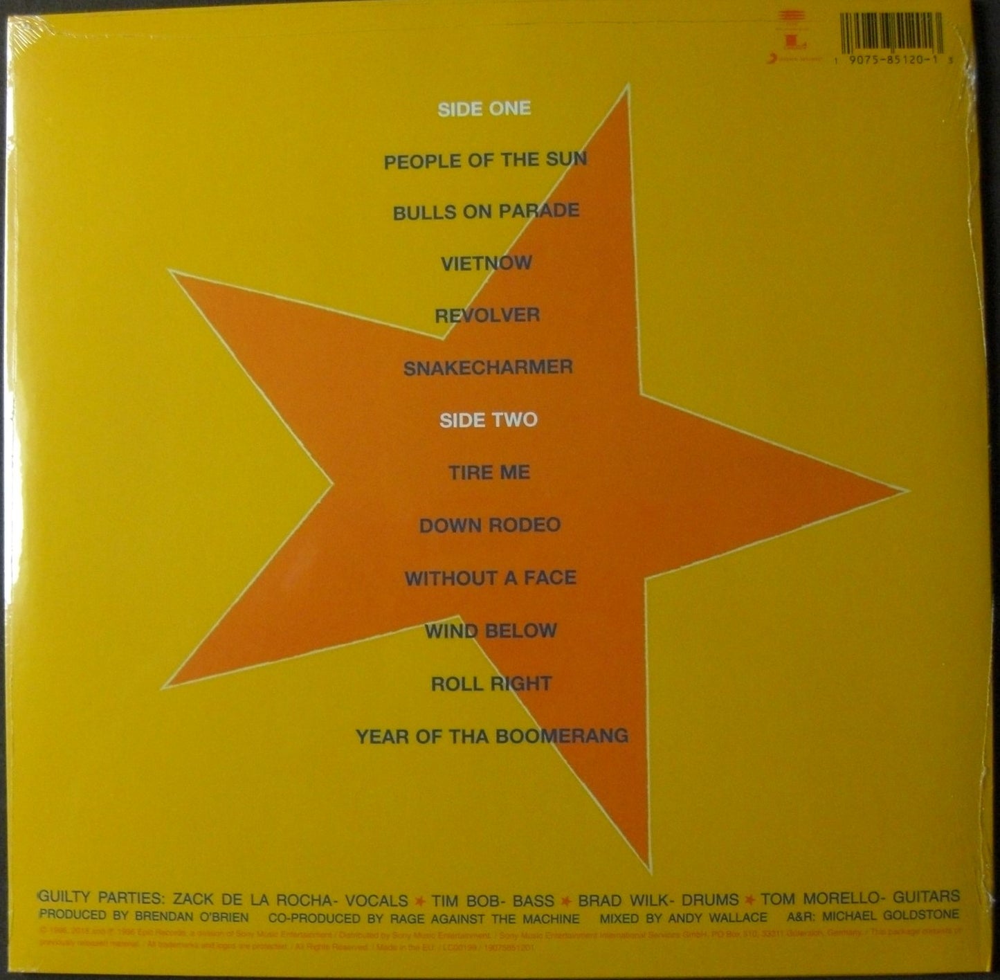 Rage Against The Machine – Evil Empire Vinilo, LP, Álbum