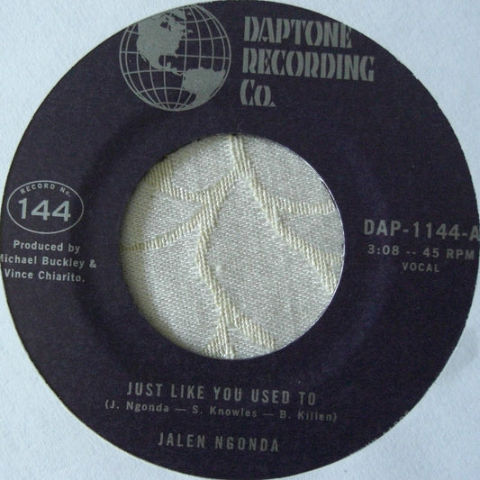 Jalen Ngonda – Just Like You Used To / What A Difference She Made 7"