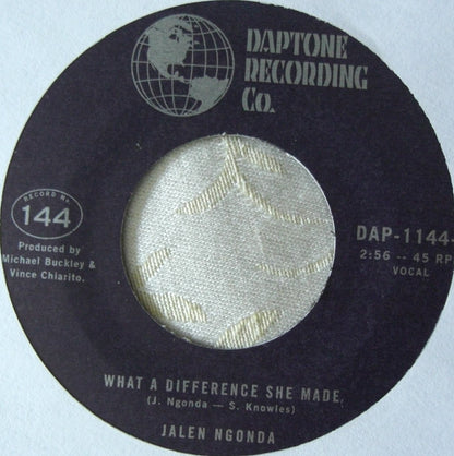 Jalen Ngonda – Just Like You Used To / What A Difference She Made 7"