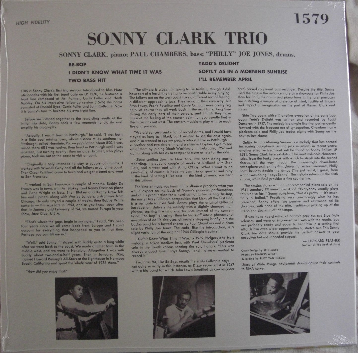Sonny Clark Trio – Sonny Clark Trio Vinyl, LP, Limited Edition, Reissue