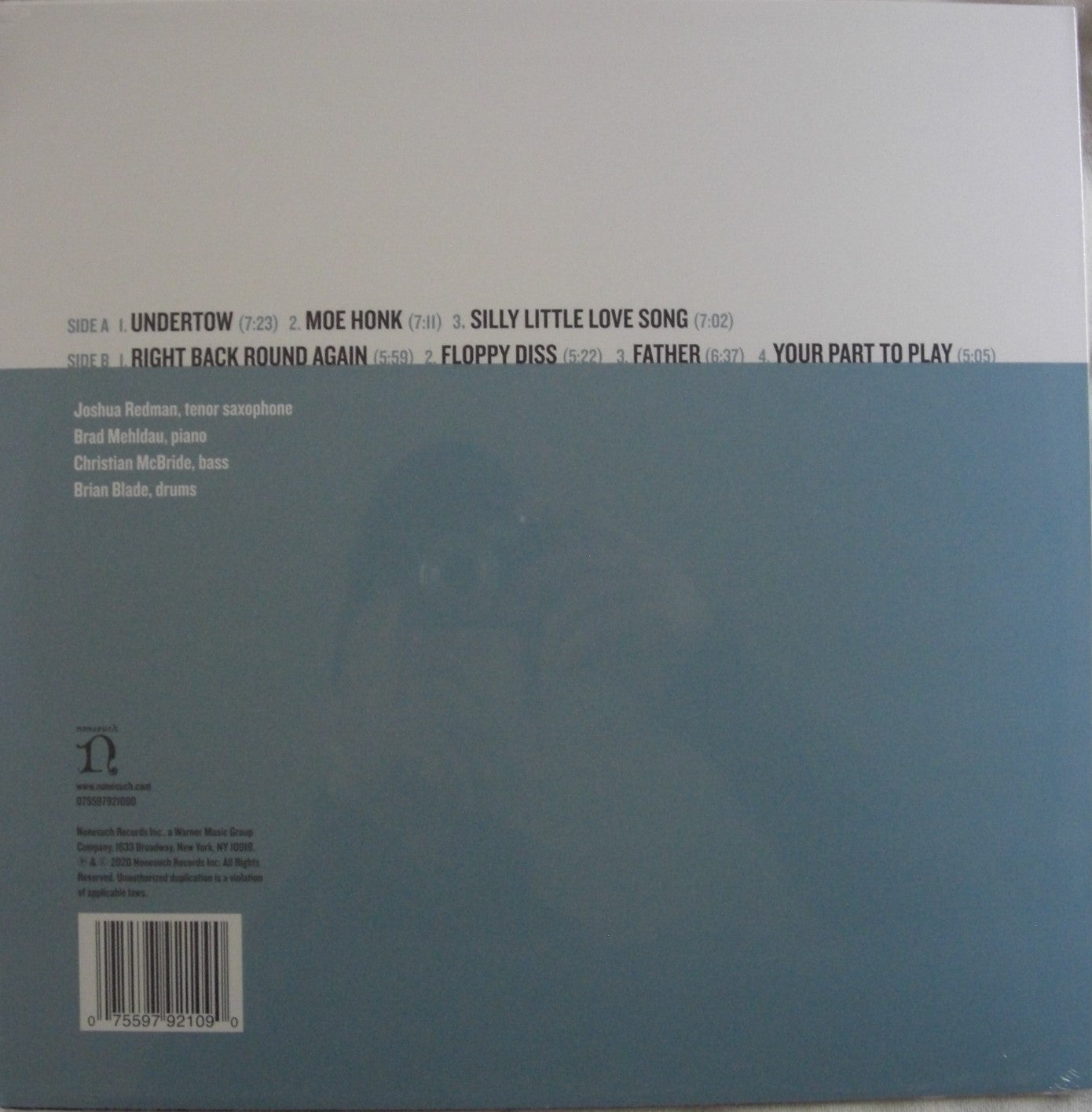 Joshua Redman - RoundAgain Vinyl, LP, Album
