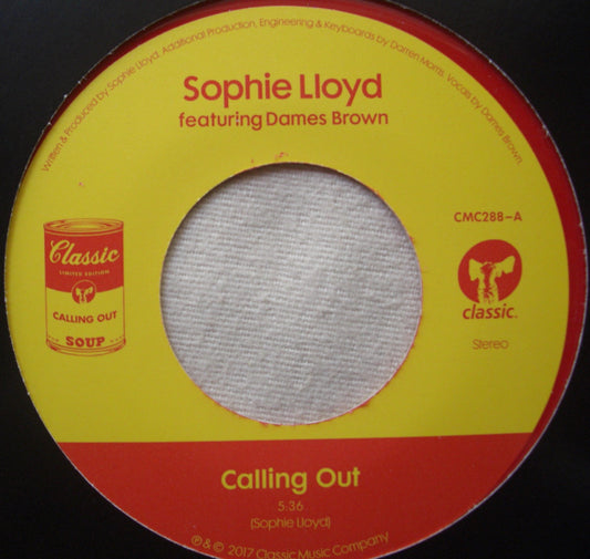 Sophie Lloyd Featuring Dames Brown – Calling Out Vinyl, 7" red
