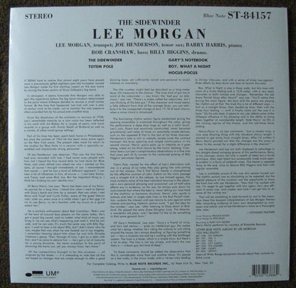 Lee Morgan – The SideWinder Vinyl, LP, Album, Reissue, 180g