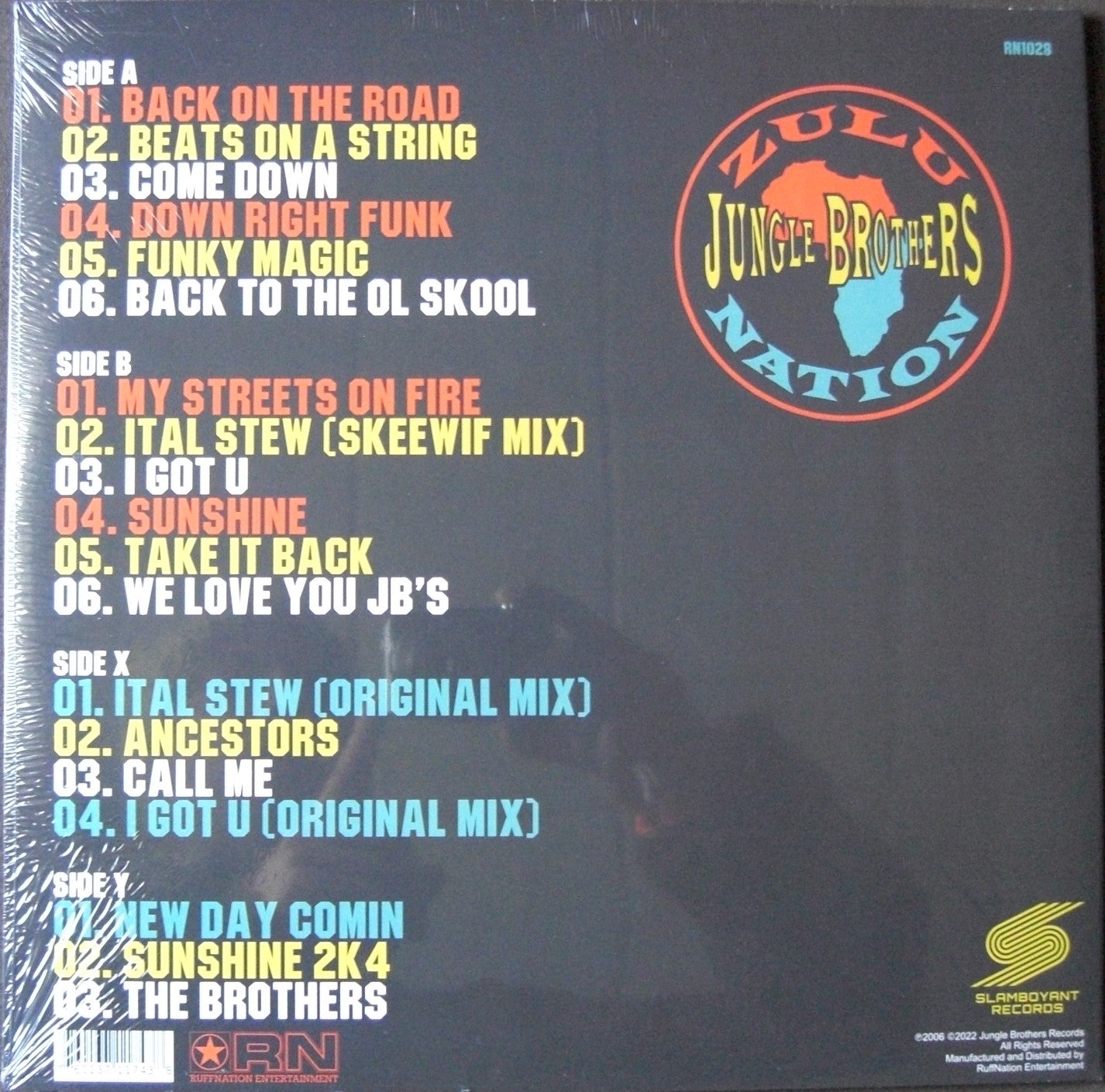 Jungle Brothers – I Got U 2x Vinyl, LP, Album blue + brown