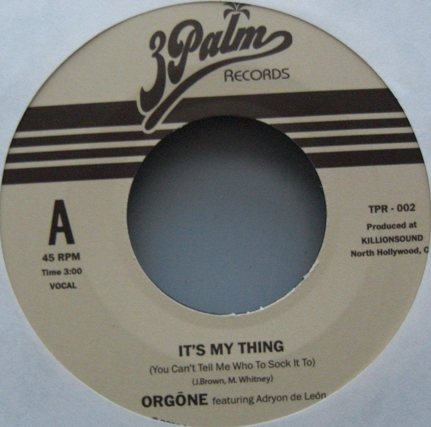 Orgone – It's My Thing Vinyl, 7"