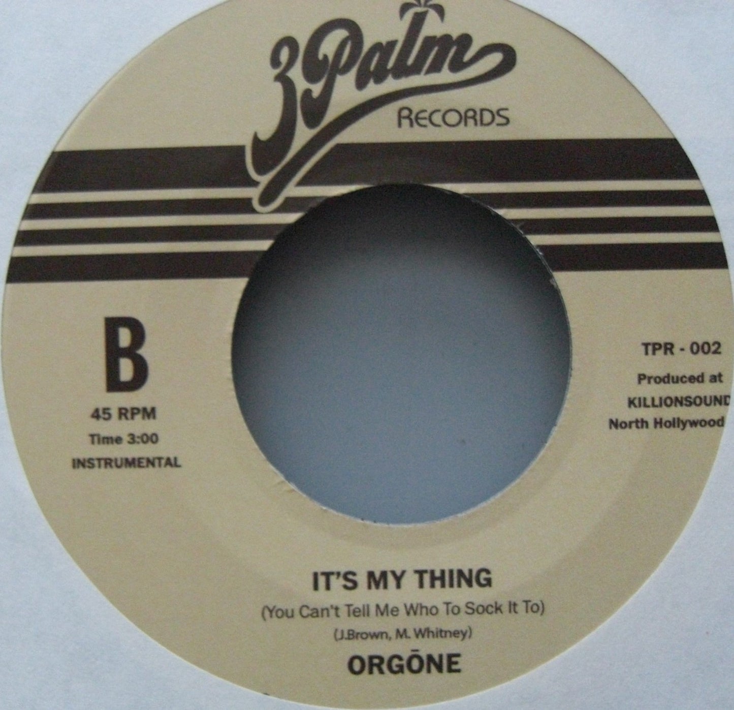 Orgone – It's My Thing Vinyl, 7"