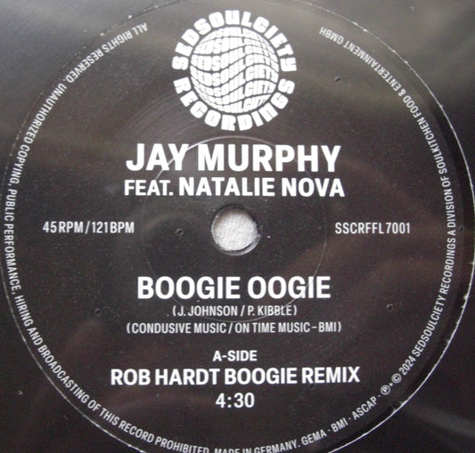 Jay Murphy Feat. Natalie Nova – Boogie Oogie Vinyl, 7"
