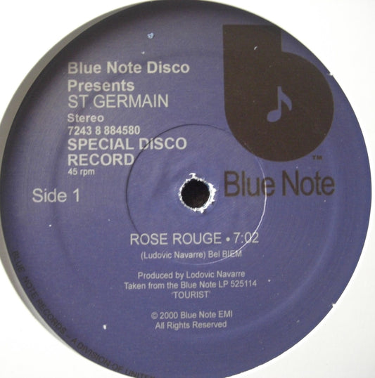 St Germain, Jorja Smith – Rose Rouge Vinyl, 12", Reissue blue