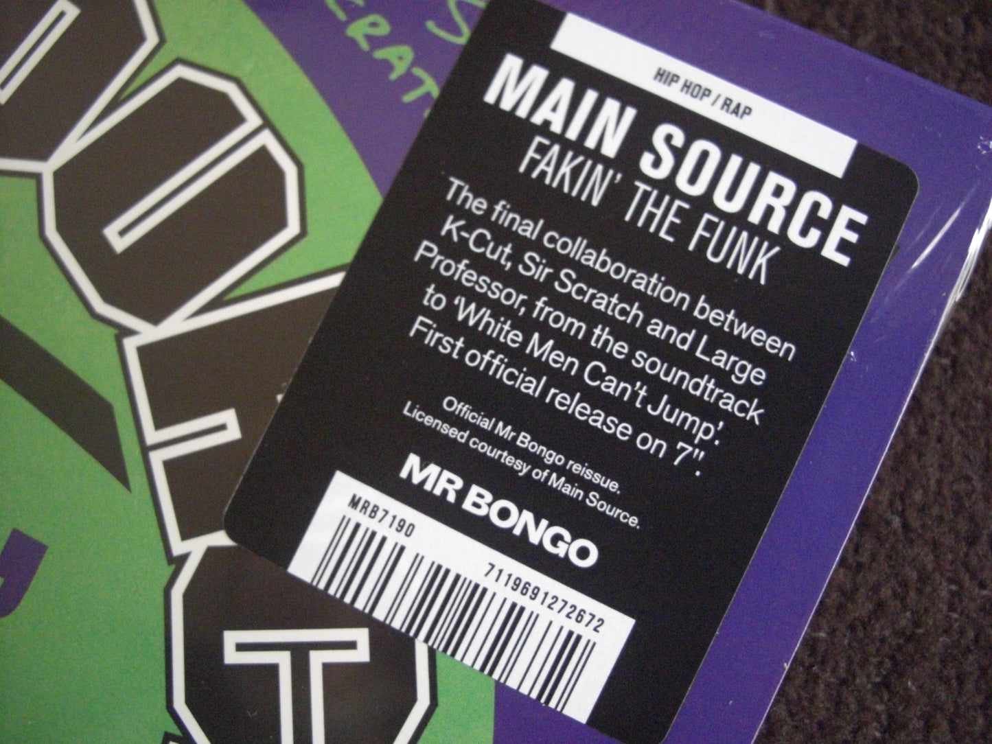 Main Source – Fakin' The Funk Vinyl, 7", Reissue