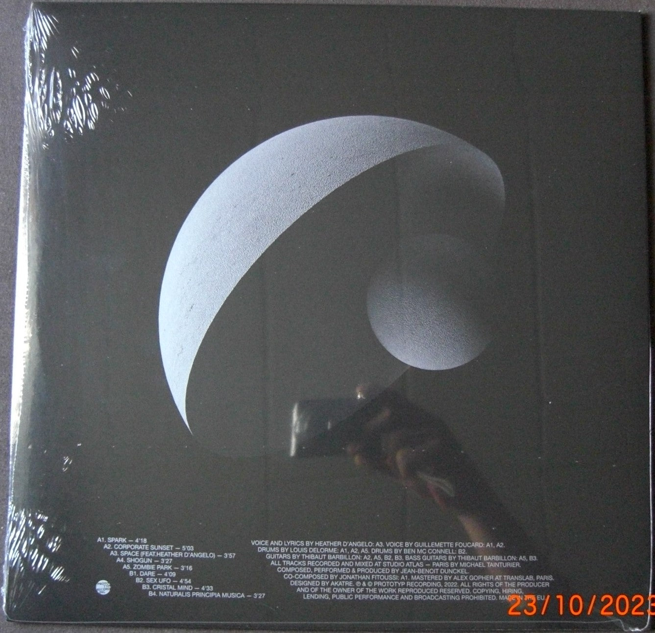 Jean-Benoît Dunckel (AIR) – Vinilo carbono, LP, Álbum
